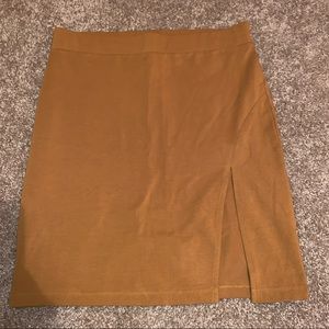 *Never worn* mustard mini skirt